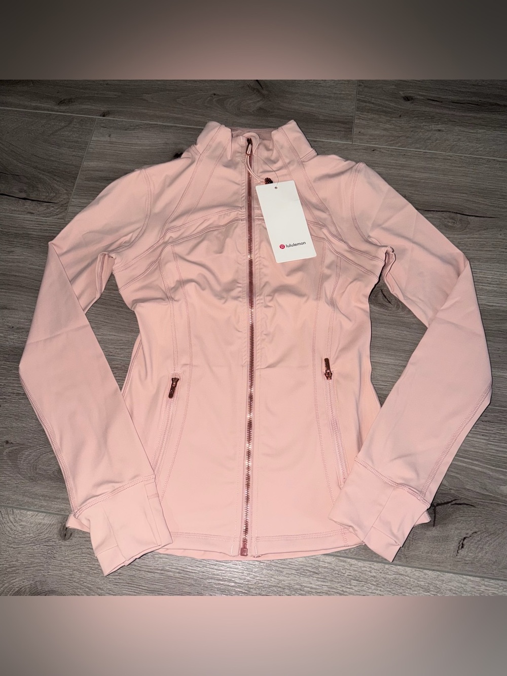 Lululemon Define ‘Lyon’ Pink Full-Zip Athletic Jacket